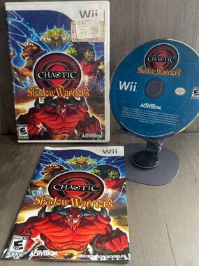 Chaotic: Shadow Warriors Nintendo Wii Game Complete With Case & Manual